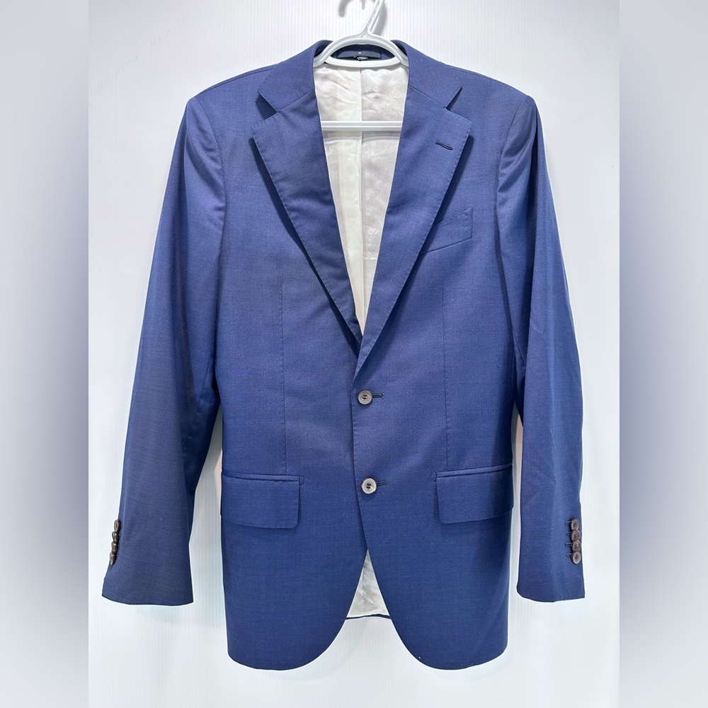 Suitsupply Blazer‎ Sport Coat 2 Button Guabello Wool Mohair Men's Size 34